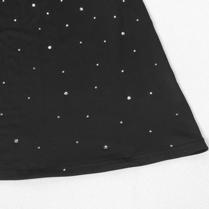 CM.YAYA Diamonds Hot Rhinestones Strapless Women Sleeveless Long Dress 2025 Spring Birthday Party Evening Prom Maxi Dresses