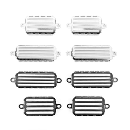 for WPL D12 Truck 3D Metal Lamp Cover Headlight Front & Rear Light Guard 1/10 RC Trailer Remote Control Car Spare Part Upgrade