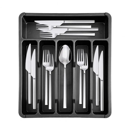 35*31cm Drawer Organizer Tray For Kitchen Drawer Expandable Cutlery Holder Adjustable Utensil Divider Spatula Gadgets Storage