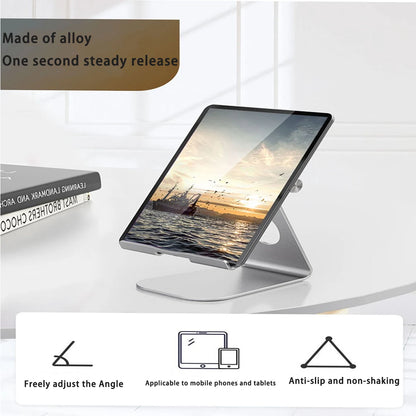 Tablet Stand, Adjustable Tablet Holder - Desktop Stand Dock Holder Compatible with 4-13" Tablet Such as iPad Pro 11, 9.7, 10.5,