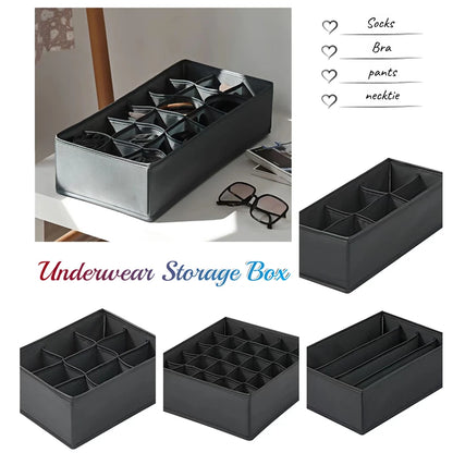 Organizer For Underwear Bra Socks Pants Scarf Storage Box Organizers Of Cabinets And Drawers Wardrobe Foldable Storage Box Case