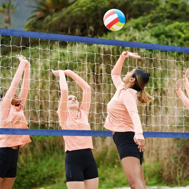 Water Volleyball Net Portable 15 X 3FT Tennis Net Replacement Swimming Pool Supplies Heavy Duty Sports Accessories For Backyard