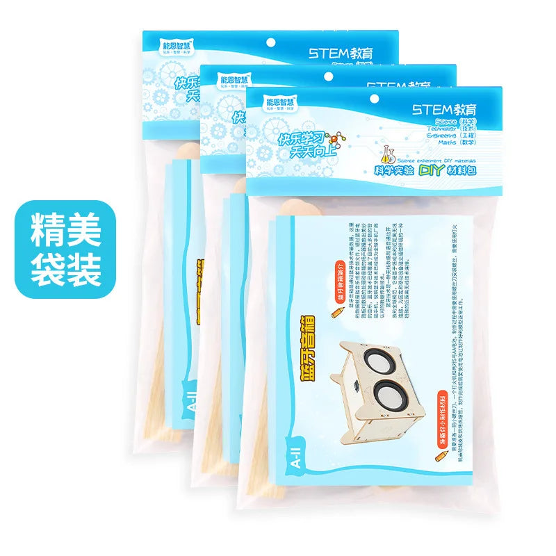DIY Blue tooth Speaker Material Package Physical Science Experiment Toys for Children Handmade Tool Kit Set Electronic Toy G141