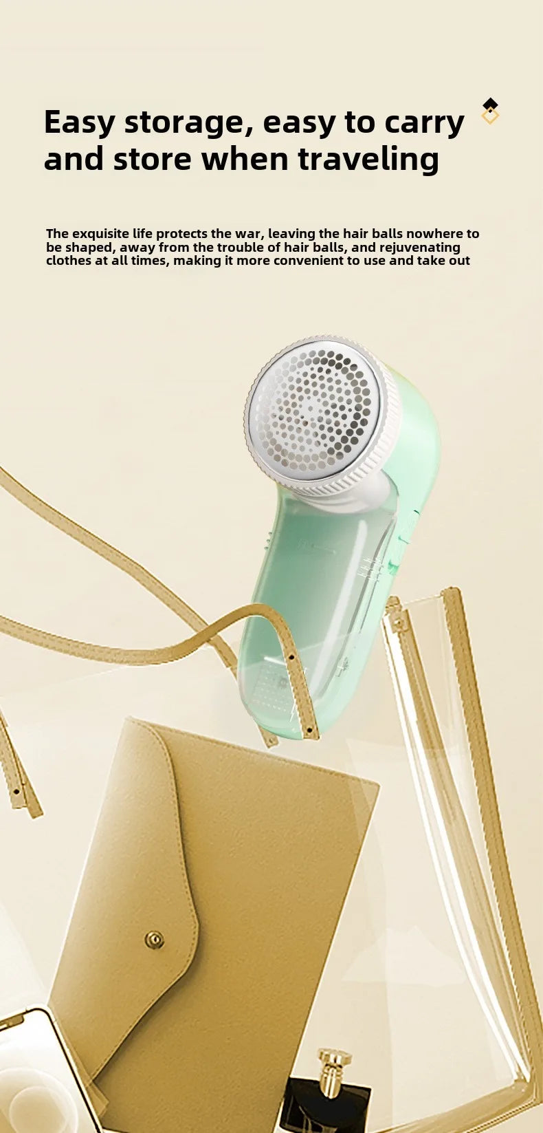 Removes Lint From Clothes Home USB Rechargeable Hair Remover Cleaning Supplies Household Tools Accessories Merchandises Garden