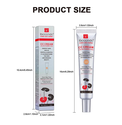 Female Makeup Base ErborianCC Cream  Concealer Full Coverage Foundation Cream for Face Cosmetics Moisture Beauty Health