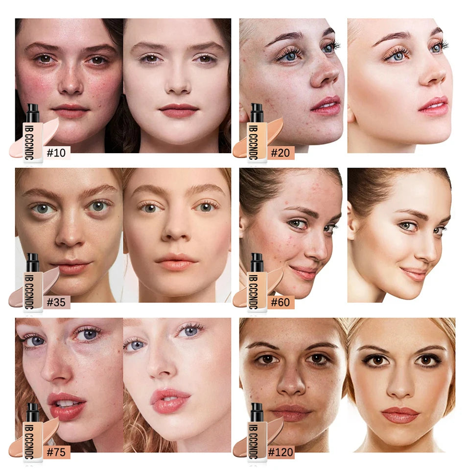 Make Up Foundation Cream for Face High Coverage Foundation Foundations Makeup Waterproof Korean Makeup Base Cosmetic Mist Cc Bb