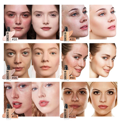 Make Up Foundation Cream for Face High Coverage Foundation Foundations Makeup Waterproof Korean Makeup Base Cosmetic Mist Cc Bb