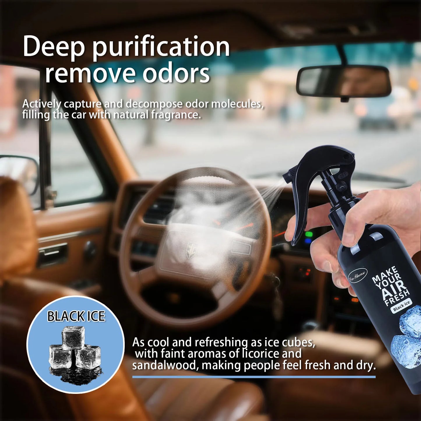 150ML Hand - sprayed Air Freshener, Car Spray, Home Air Purifying and Deodorizing Perfume