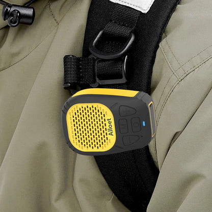 Wearable Bluetooth Speaker Magnetic Clip-On Wireless Speaker Waterproof Portable Sound with Strap for Hands-Free Music/Calls