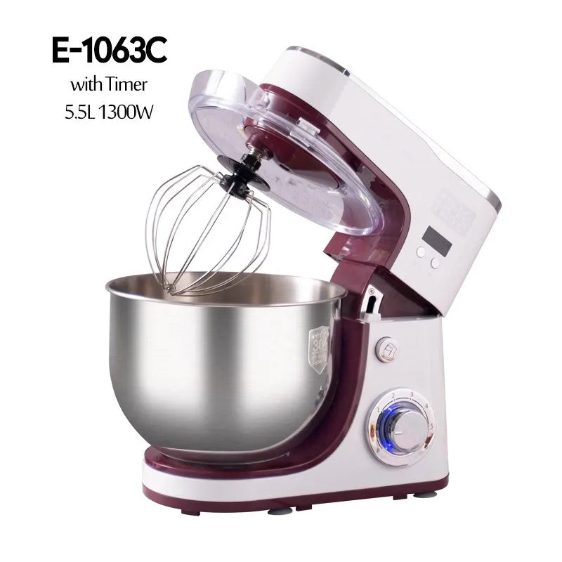 SUNATUR Electric Kitchen Blender Machine: Stand Mixer with Planetary Beater, Supports Dough Mixing,Processor for Home Appliances