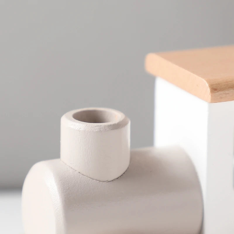 Montessori Toys Wooden Train Birthday Toy Baby Educational Toys Wooden Trolley Baby Learning Toys Number Of Wood Baby Toys Gifts