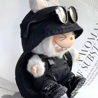 Labubu 17cm Doll Outfits Luxury Vinyl Doll Clothes 1st & 2nd Generation Compatible Delicate Baby Toy Accessories Kids Fashion