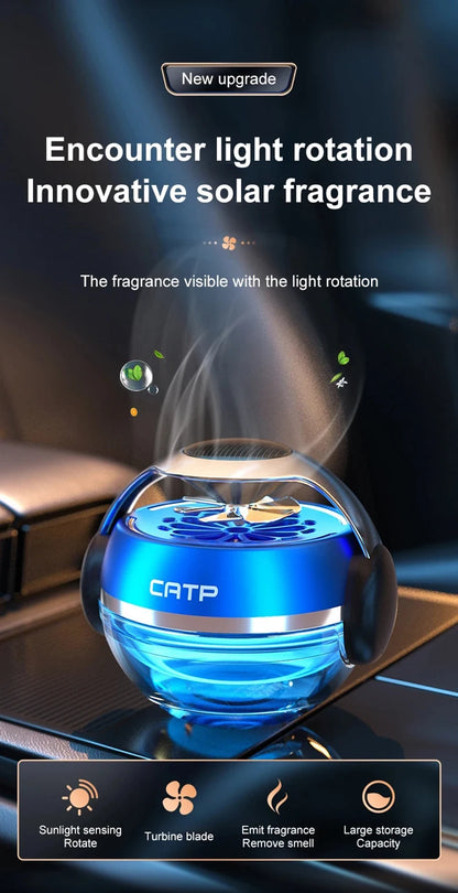 Car air freshener Solar Rotating Aroma Diffuser Home/car/bedroom/Perfumes Car perfumes decorations and accessories that men like