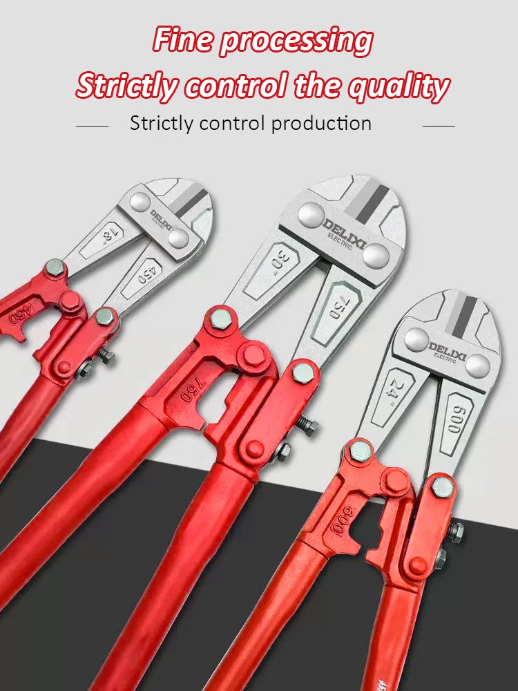 DELIXI ELECTRIC Rebar Pliers Wire Cutters Wire Breaker Scissors Multi-functional Labor-saving Wire Shears Cutting Wire Pliers
