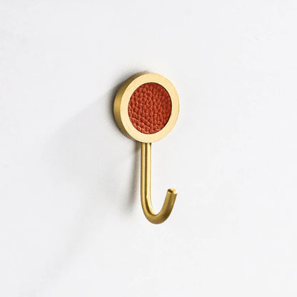 Gold Robe Hook Space Aluminum Wall Mounted Adhesive Hat Key Hooks Coat Towel Holder Home Decor For Kitchen Bathroom Hardware