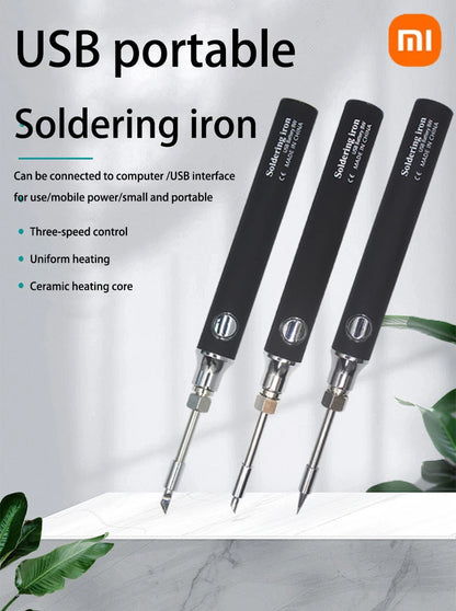 Xiaomi Wireless Charging Electric Soldering Iron Solder Iron Mini Portable Soldering Iron Tip Rework Accessories Tool Parts NEW