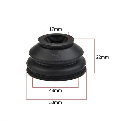 2Pcs Car Suspension Steering Ball Joint Dust Boot Covers Rubber Track Rod End And Ball Joint Boots Suspension Parts