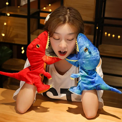 Stuffed Plush Animals Toys Hand Finger Puppet Kawaii Dolls Educational Baby Toys Learning & Education Monkey Tiger Children Gift