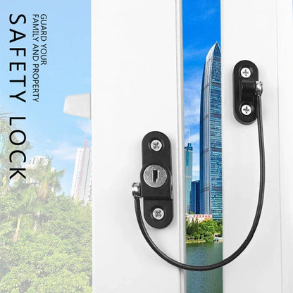 Children Baby Safety Lock Window Door Lock Key Home Security Cabinet Refrigerator Opening Cable Baby Care Kids Safety Lock Latch