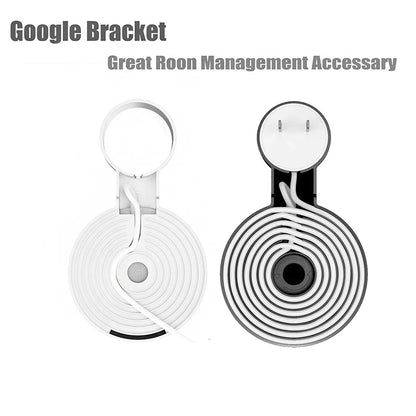 Outlet Wall Mount Stand For Google Home Mini (1st Gen) Google Nest Mini (2st Gen) Cord Management For Google Mini Speaker Holder