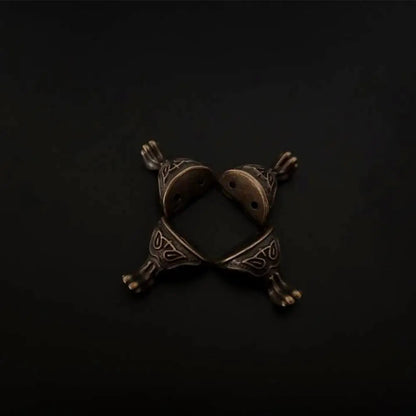 Antique Case Protector Decorative Box Furniture Part Leg Furniture Leg Feet Corner