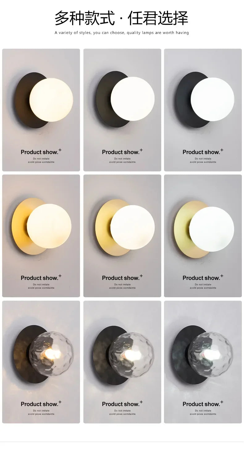 Indoor decorative wall lamp for Bedroom Stairs LED Wall Lighting Wall Sconce for Living room sofa background Bedside lamp