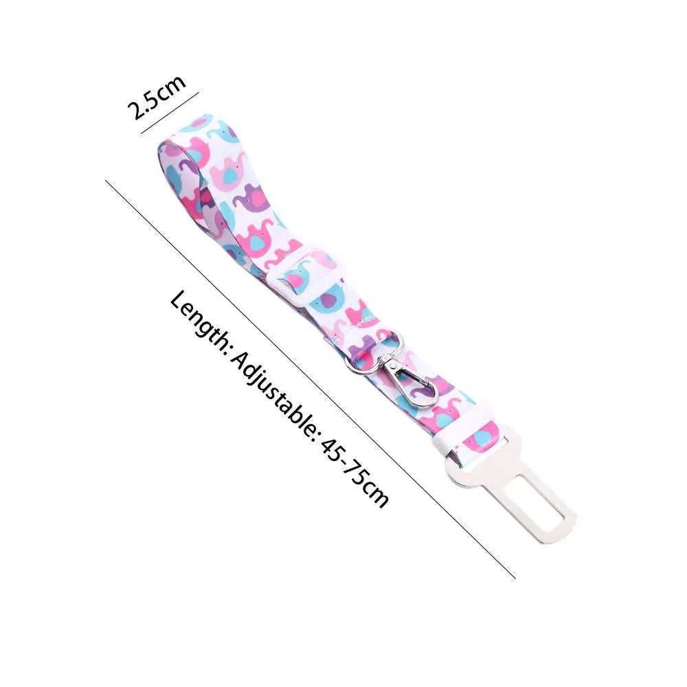 Small Medium Dogs Pet Products Cat Harness Leash Outdoor Accessories Dog Car Seat Belt Travel Clip Seatbelt Pet Travel Supplies
