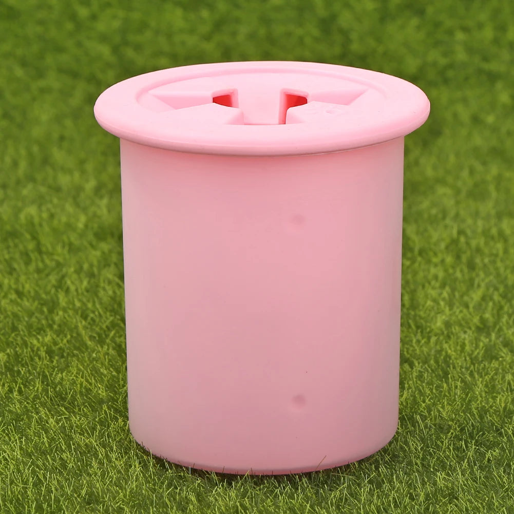 Portable Dog Cat Dirty Paw Cleaner Cup Pet Puppy Kitten Soft Feet Washer Bucket