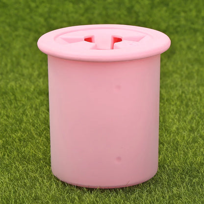 Portable Dog Cat Dirty Paw Cleaner Cup Pet Puppy Kitten Soft Feet Washer Bucket