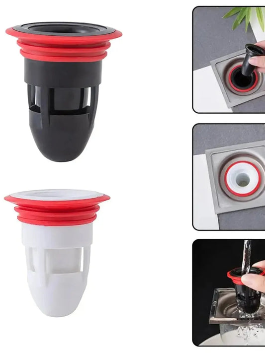 Toilet Floor Drain Insert Bathroom Anti-Odor Silicone Floor Drain Insert Sewer Insect Filter Floor Drain Cover