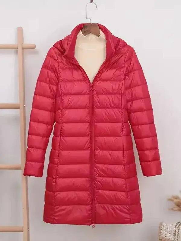 NewBang 5XL 4XL Hat Detachable Thick Long Down Jacket Women Winter Ultra Light Down Jacket Women With Hooded Down Coat Female