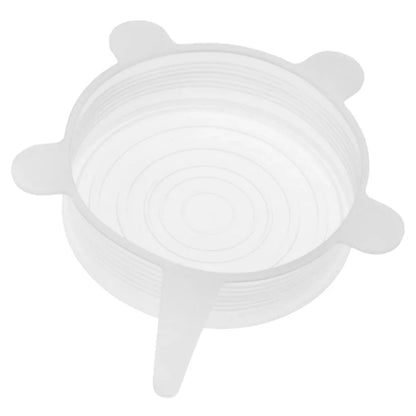 Fresh Cover Stretch Silicone Lids Heat Resistant Reusable Universal Fit for Bowl Pot Pan Microwave  Refrigerator  Storage  Leak
