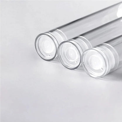 50PCS 5/10/15ML Clear Airless Lotion Spray Pump Bottles Empty Cream Vacuum Cosmetic Containers Travel for Foundations Serums