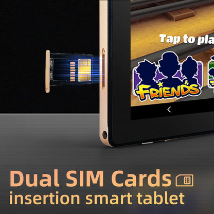 New Tablet Computer 10.1 inches Android 15 (RAM12GB+ROM512GB) HD Dual Card Tablet Computer Learning Office Entertainment Tablet