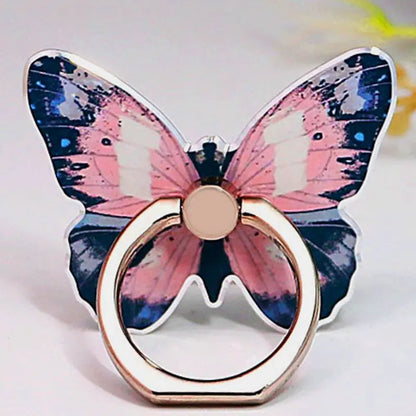 Luxury Universal Beautiful Butterfly Mobile Phone Handle Holder Suitable Mobile Phone Ring Holder Mobile Phone Holder Socket