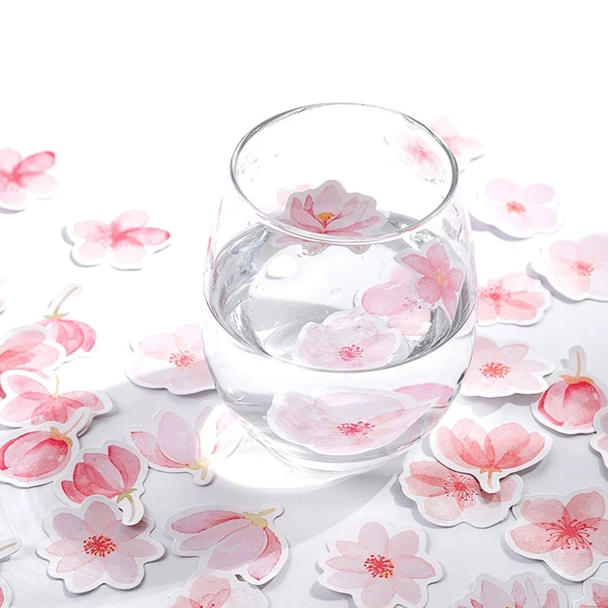 Cherry Blossoms Planner Flower Diary Deco Paper Small Kawaii Stickers Stationary Scrapbooking Journal