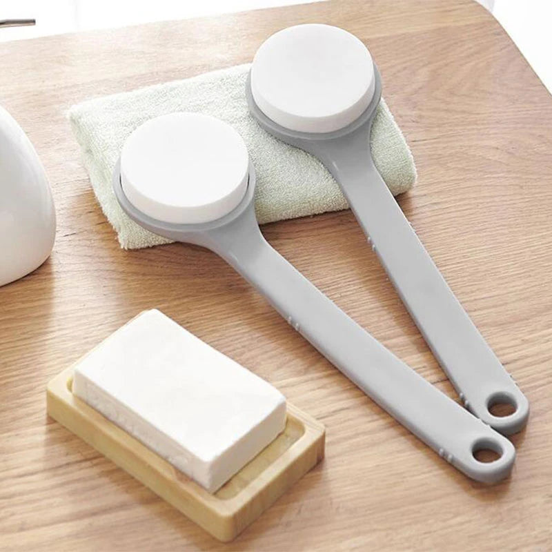 Bath Sponge Back Scrubber Body Exfoliating Back Scrubber Skin Clean Long Handle Bath Brushes Lotion Applicators Bathing Supplies