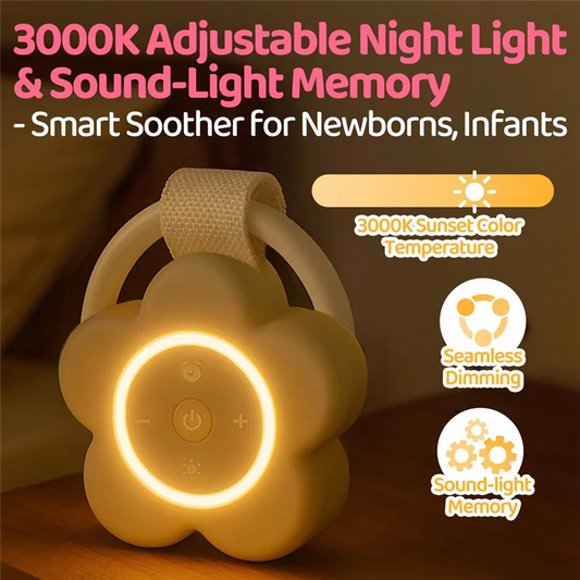 A52Q-Rechargeable Travel Baby Sound Machine Timed Soothing And Quick Sleep Necessary For Babies, Newborns And Adults