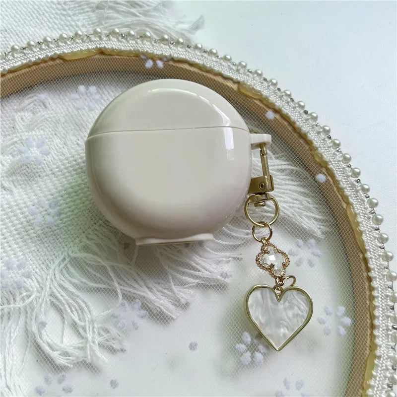 Cute Keyring Case for Lenovo HT38 Protective Cover Wireless Bluetooth Headphone Case for Lenovo HT38 Earbuds Cover