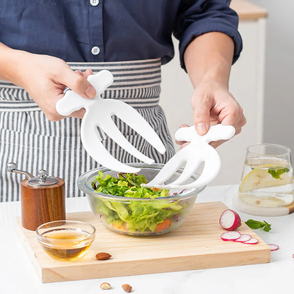 2 Pieces Salad Hands Multifunctional Salad Mixing Kitchen Utensil Tossing Tool Tool Salad Tongs Fruit Claw Salad Accessories