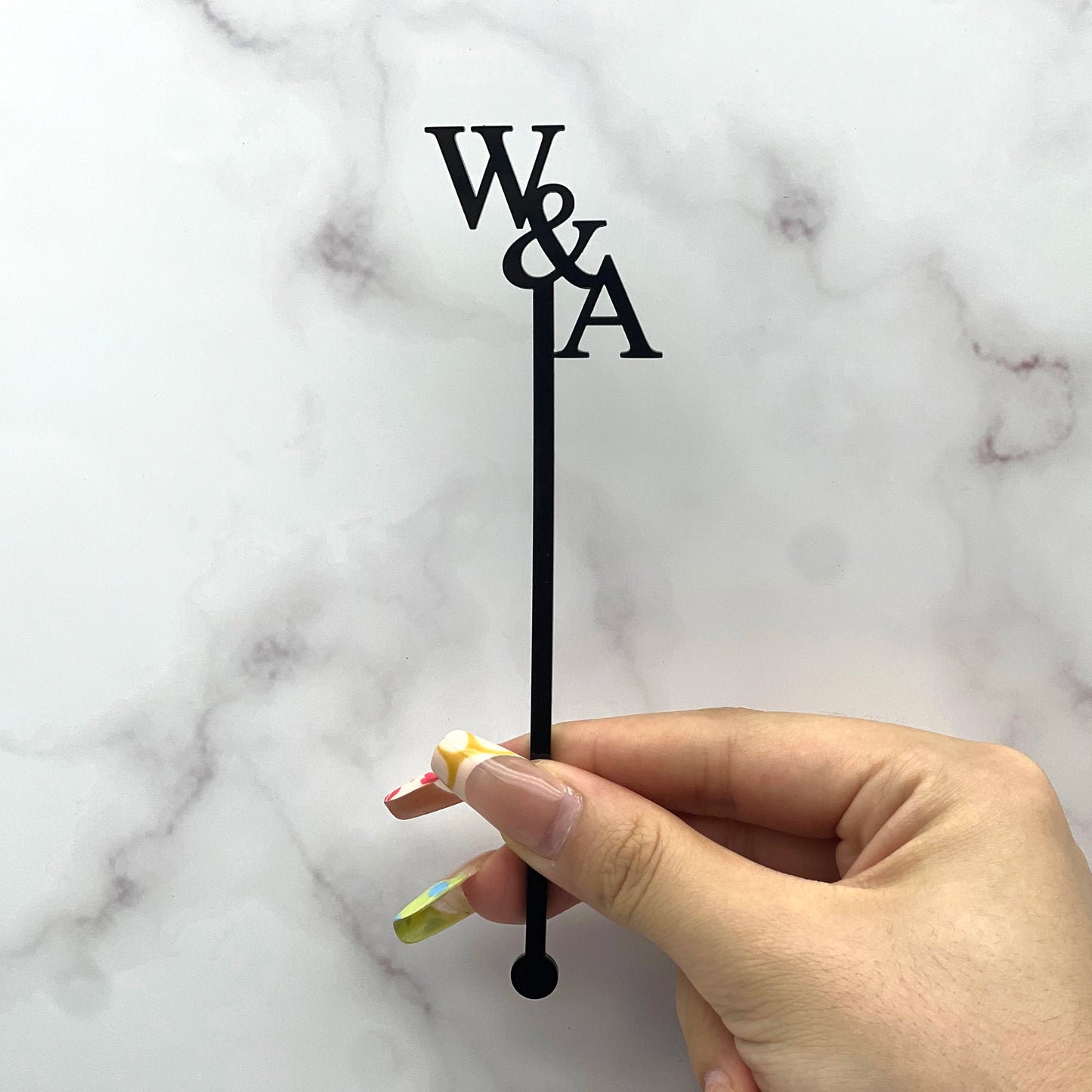 Personalized Wedding Cocktail Stirrers Baptism Cocktail Swizzle Sticks Table Decor Customized Acrylic Party Drink Stirrers