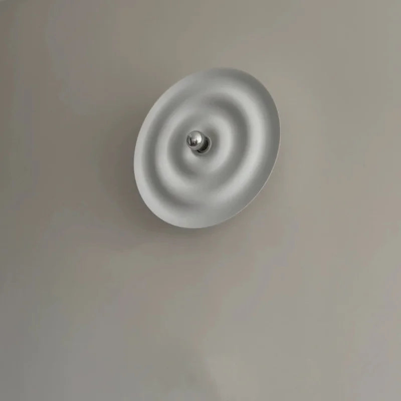 Nordic modern circular wall lamp background wall staircase corridor entrance designer water ripple decorative lighting fixture
