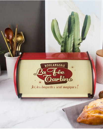 Bread Bin Bread Holder Large Capacity Stainless Steel Bread Box Holder Bin Container Kitchen Storage Organizer Bread Storage Box