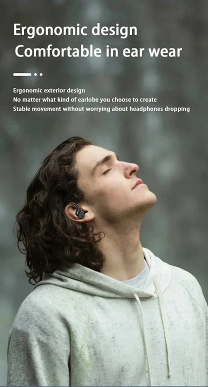 Original Wireless Earphones Ture Wireless Earbuds Ear Hook Sports HiFI Stereo Waterproof Headset With Mic TWS Headphone