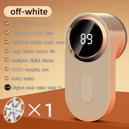 Lint Remover for Clothing LED Digital Electric Pellet Fluff Remover USB Rechargeable Fuzz Fabric Shaver Sweater Dropshipping