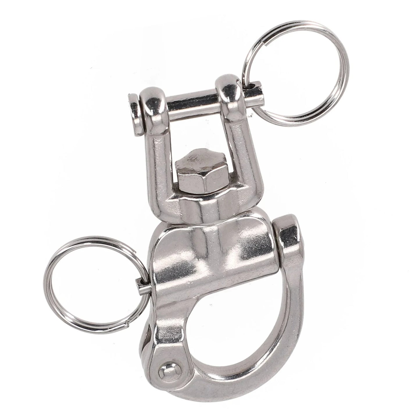 Boat Parts Swivel Shackle Sailboat Sailing Silver Spare Parts Spring Hand Drawn 316 Stainless Steel Accessories