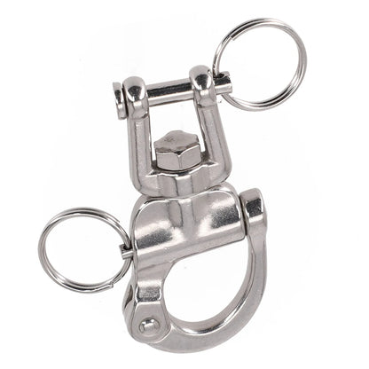 Boat Parts Swivel Shackle Sailboat Sailing Silver Spare Parts Spring Hand Drawn 316 Stainless Steel Accessories