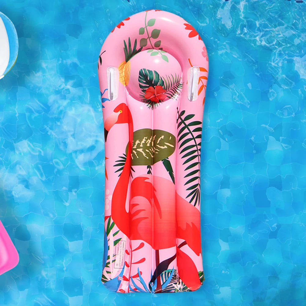 PVC Inflat Air Mattress Comfortable Water Floating Bed Portable Durable Smooth Multifunctional Swimming Pool Accessories