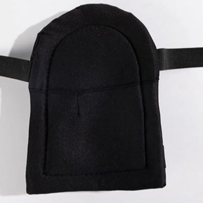 Practical Soft Work Knee Pads Protective Padding Black Professional Knee Pads Adjustable Straps Protective Knee Pads Hiking