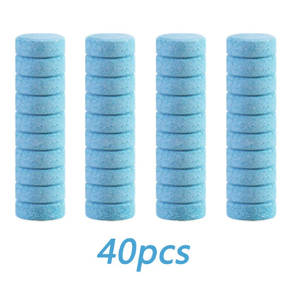 50pcs Car Effervescent Washer Tablet Auto Glass Washing Tablet Car Windscreen Cleaner Windscreen Glass Cleaning Tablet